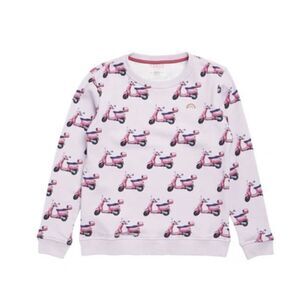 Terez Womens Crewneck Top In Vespas Size XS Retail $170